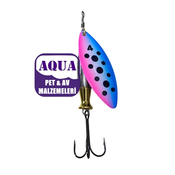 Turna Kaşığı Söğüt Yaprağı Döner Kaşık 24 Gram 6 cm - Powerex Typhoon 24 gr. 6 cm. Döner Spin Kaşık 7855 ürün görseli 1
