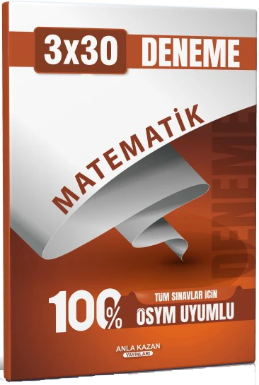 Anla Kazan 3x30 Matematik Deneme Tüm Sınavlar İçin Uygun ürün görseli 1