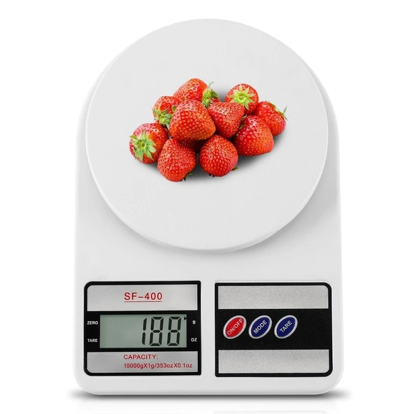 Dijital Hassas Mutfak Terazisi LCD Ekranlı 10kg Kapasite ürün görseli 1