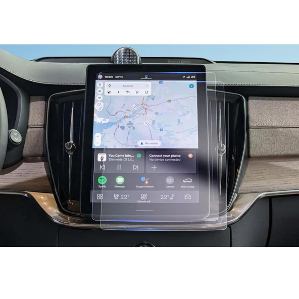 Volvo XC60 2025 11.2 inç Multimedya uyumlu 9H Nano Ekran Koruyucu ürün görseli 1