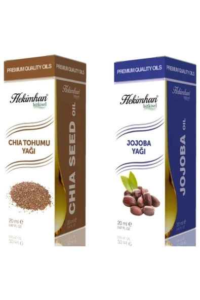 Chıa Tohumu Yağı 20 ml Ve Jojoba Yağı 20 ml Avantaj Paketi ürün görseli 1