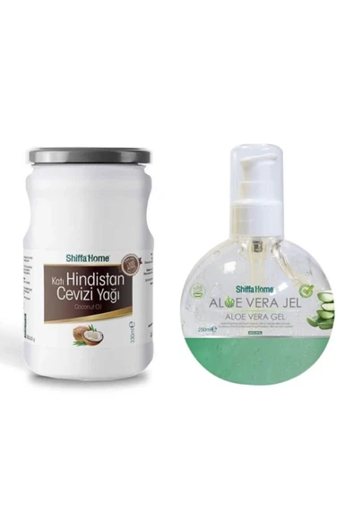 Hindistan Cevizi Yağı 330ml & Aloe Vera Jel 250 Ml ürün görseli 1