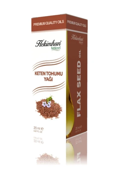 Hekimhan Keten Tohumu Yağı 20 Ml ürün görseli 1