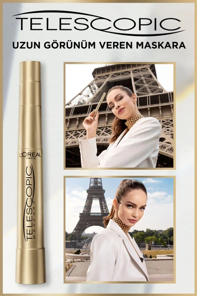 Telescopic Gold Maskara - Siyah - Resim 6