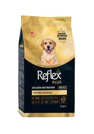 Reflex Plus Hipoalerjenik Golden Retriever Yetişkin Köpek Maması 8kg ürün görseli 1