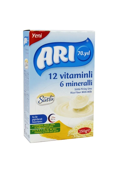 12 Vitaminli 6 Mineralli Sütlü Pirinç Unu 250 gr ürün görseli 1