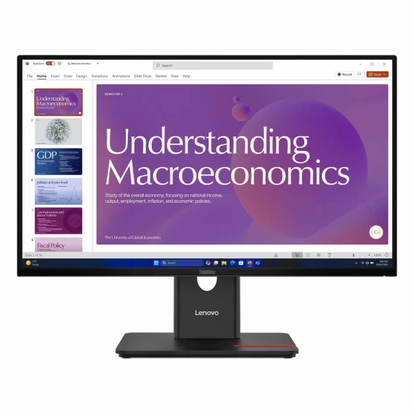 23.8" LENOVO THINK T24D-40 64B9GAT1TK 4MS 120Hz ürün görseli 1