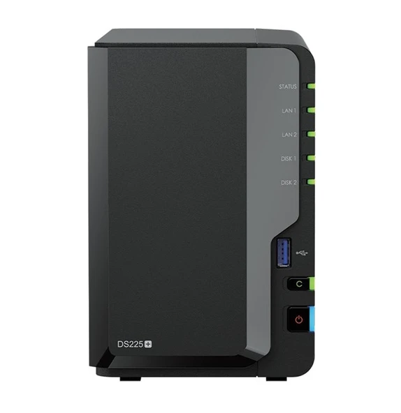 Synology DS225PLUS 2GB (2x3.5''/2.5'') Tower NAS ürün görseli 1