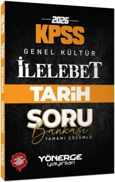 2026 KPSS Tarih İlelebet Soru Bankası Yönerge Yayınları ürün görseli 1