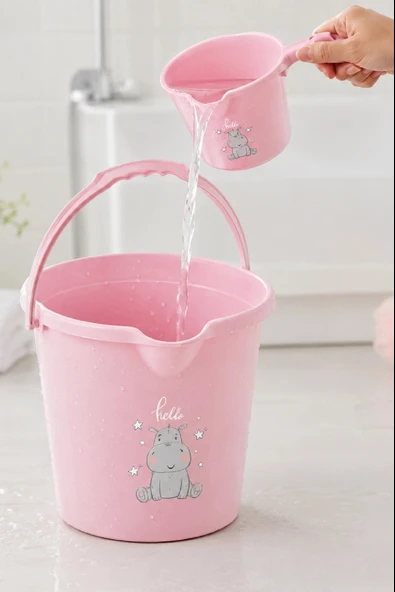 Babyjem Kova & Maşrapa Set Mat Pembe - Resim 3