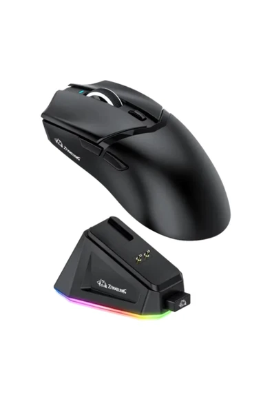ATAsoft ELEKTRONİK Since 2021 X2 Kablosuz (3 modlu)24.000DPI Oyuncu Mouse PAW3311 Sensör Şarj İstasyon Grip Tape Ve Skatez Hediye ürün görseli 1