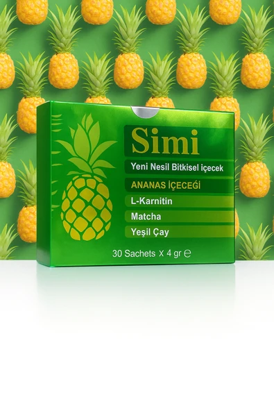aleyna baharat Simi Ananaslı İçecek L-Karnitin Matcha Yeşil Çay İçerikli ürün görseli 1