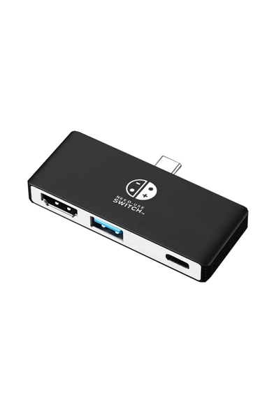 silabor Type-C - HDMI Genişletme Yuvası HD Projeksiyon Adaptörü 3 in 1 Genişletme Yuvası ürün görseli 1