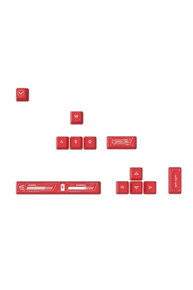 silabor 12 Tuş Keycaps PBT Tuş Takımı Mekanik Klavye Oyuncu Klavyesi Klavye Aksesuar ürün görseli 1