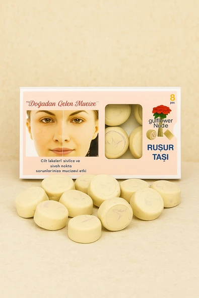 aleyna baharat Orjinal 8 Adet Iran Ruşur Taşı Mühürlü Doğal Peeling ürün görseli 1