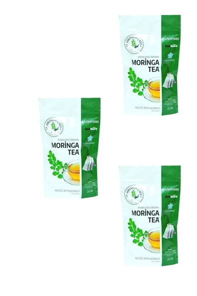 MORIA Moringa Çay (moringa Çayı) 60 Süzen Poşet 1 Aylık Kullanım 3'lü Set ürün görseli 1