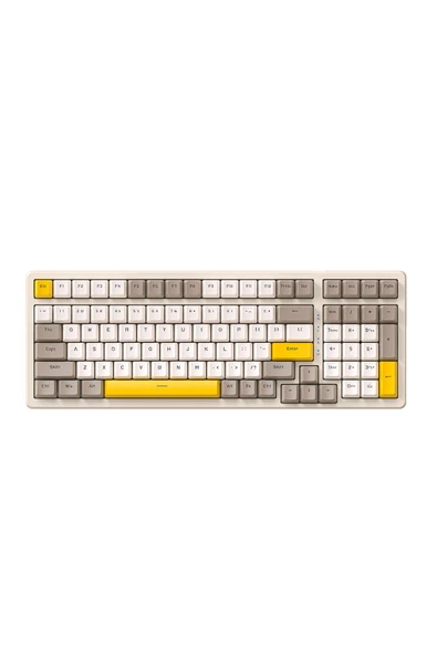 FreeWolf K3 Max Klavye Red Switch Oyuncu Klavyesi Gaming Mekanik 100 Tuşlu Hotswapp ürün görseli 1