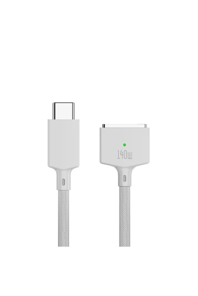 silabor Apple Dizüstü Bilgisayar için Uygun Type-c to Magsafe 3. Nesil Manyetik Hızlı Şarj Kablosu 140w ürün görseli 1