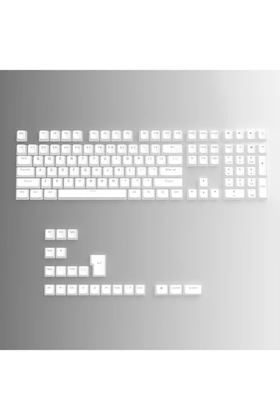 silabor 130 Keys Pudding Keycaps Klavye Tuş İki Renki Kalıplama Keycaps 15 ürün görseli 1