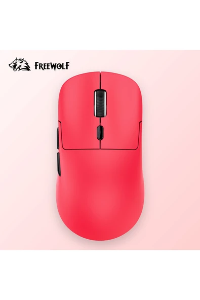 FreeWolf A6 Kablosuz Oyuncu Mouse, PAW3311 1000 Hz Hafif Profesyonel, Bluetooth Üç Modlu Bağlantı ürün görseli 1