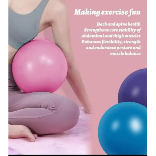 Küçük Boy Pilates Topu 20 CM  Denge ve Güçlendirme Topu ürün görseli 1
