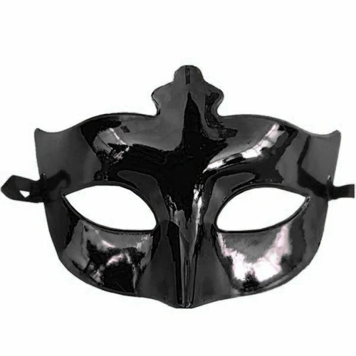 Siyah Renk Masquerade Kostüm Partisi Venedik Balo Maskesi ürün görseli 1