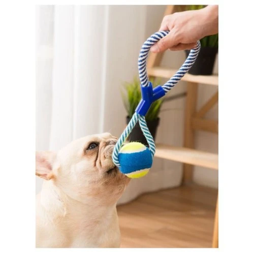 Halatlı Köpek Çiğneme Topu ürün görseli 1