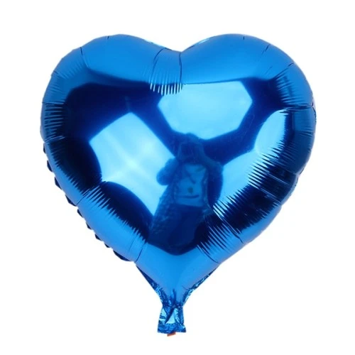 Mavi Kalp Folyo Balon 45 Cm. ürün görseli 1