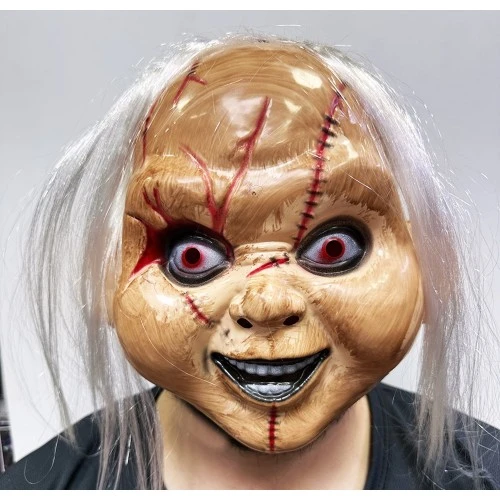 Beyaz Saçlı Chucky Maskesi ürün görseli 1