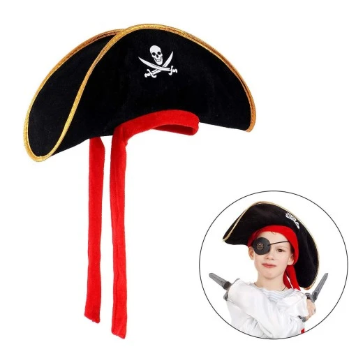 Jack Sparrow Çocuk Kadife Şapka ürün görseli 1