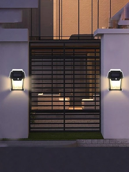 PANTHER PT-2992 SOLAR LED DUVAR LAMBASI - Resim 4