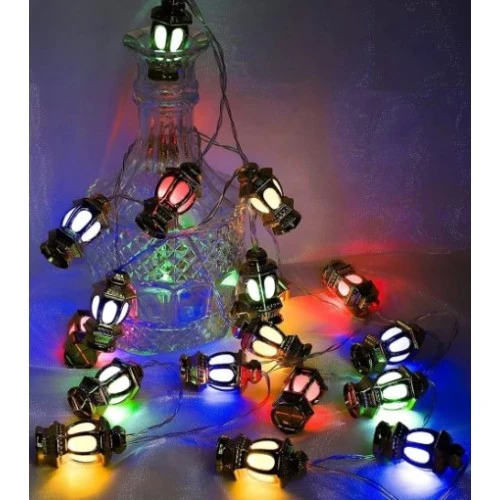 20'li Kandil Feneri Led Işık RGB Işık Pilli ürün görseli 1