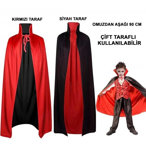 Çift Taraflı Pelerin Çocuk ürün görseli 1