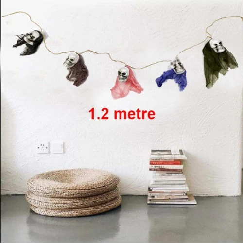 Asmalı Kuru Kafa Süsü 5 Adet ürün görseli 1
