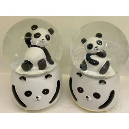 Siyah-Beyaz Panda Kar Küresi Orta Boy ürün görseli 1