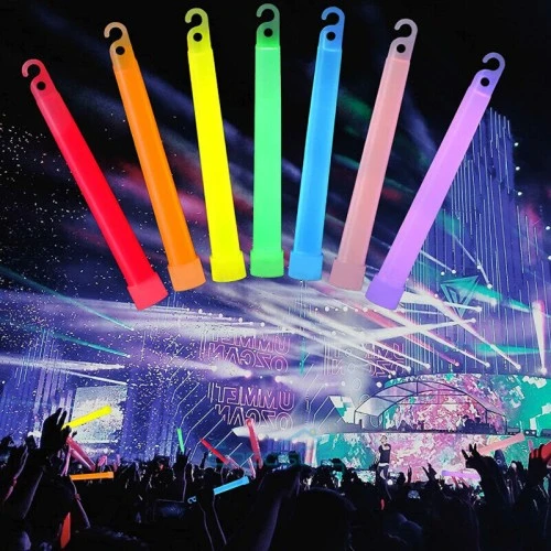 Karanlıkta Yanan Asılabilir ip Aparatlı Glow Stick Lamba Seti 15cm ürün görseli 1