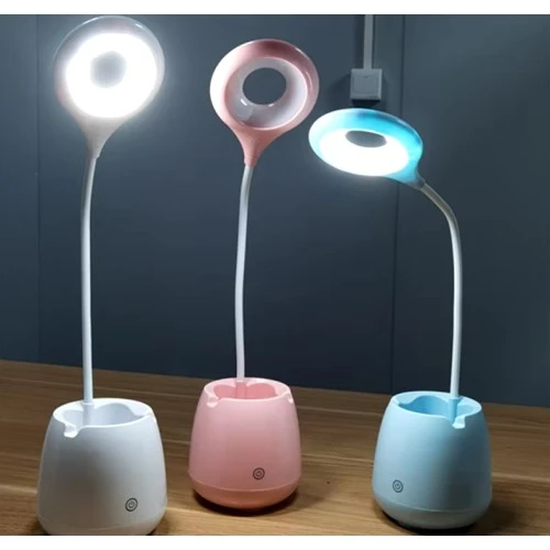 Halka LED USB Şarjlı Masa Lambası ürün görseli 1