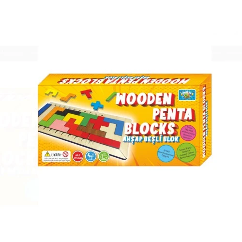 Ahşap Beşli Blok Oyunu ürün görseli 1