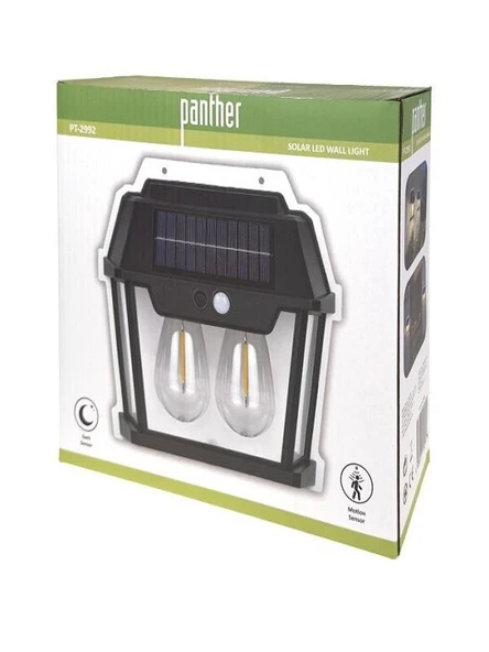 PANTHER PT-2992 SOLAR LED DUVAR LAMBASI - Resim 2