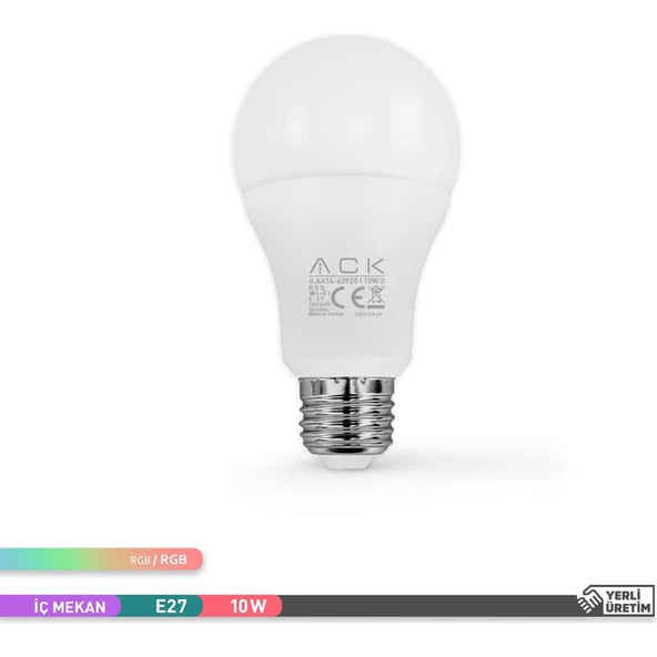 Ack Wifi LED Ampul 10W E27 ürün görseli 1