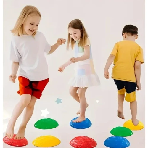 Çocuk Yarım Küre Denge ve Koordinasyon Adası 6 Lı Set ürün görseli 1