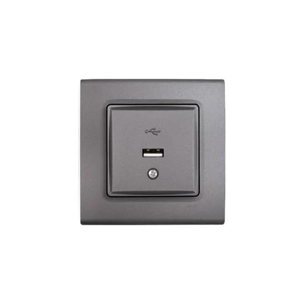 Linnera Life USB Konnektör Granit Gri ürün görseli 1