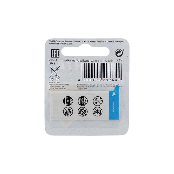 Varta 4276 Professional Alkaline V13Ga, Lr44 1.5 V Pil ürün görseli 1