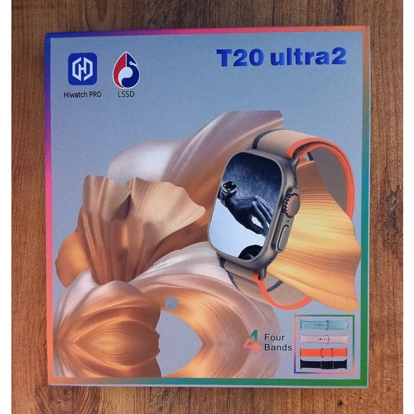 Castu T20 Ultra2 Akıllı Saat 4 Kordonlu - Resim 2