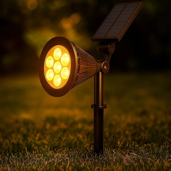 Cata 7310 Solar Bahçe Armatürü Amber ürün görseli 1