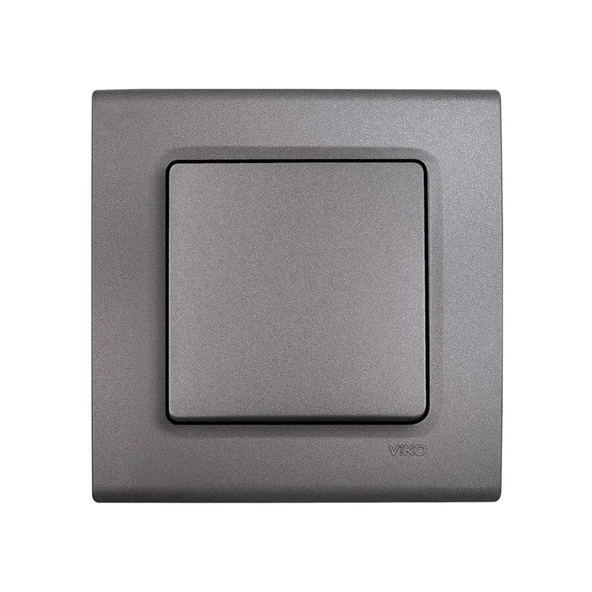 Viko Linnera Life Anahtar Mek+Düğ (Çerçeve Dahil) - Granit Grisi 90442001 ürün görseli 1