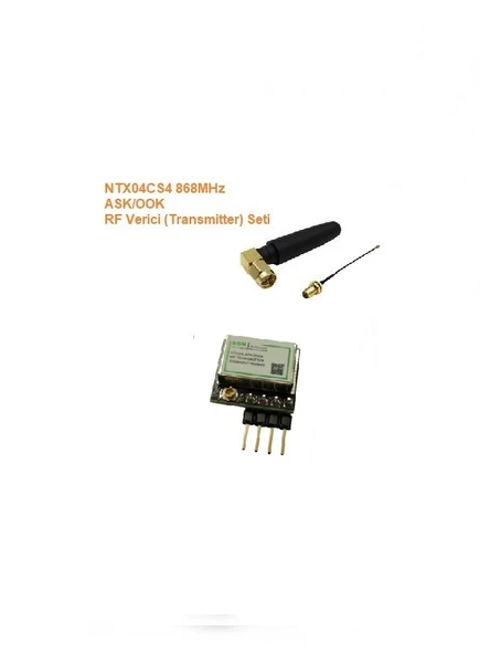 868MHz ASK/OOK RF Verici Seti (NTX04CS8-SET) ürün görseli 1