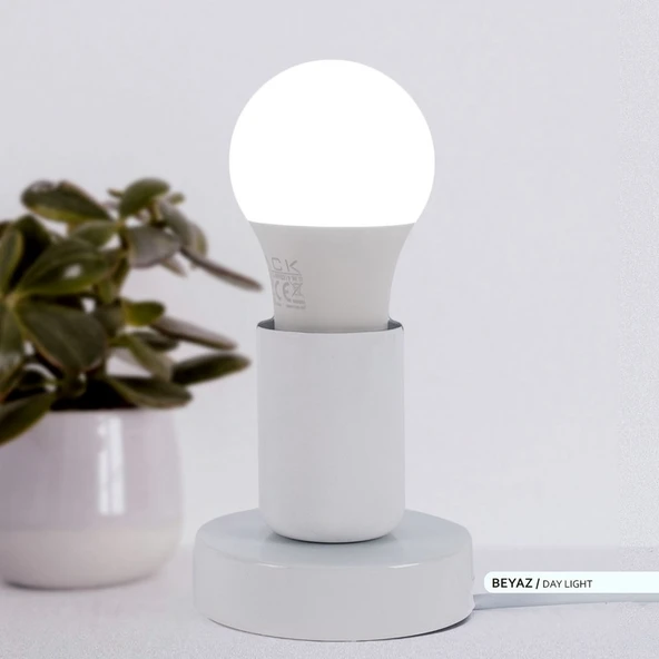 Ack 9W LED Ampul 6500K Beyaz E27 A60 - 10'lu Paket - Resim 3
