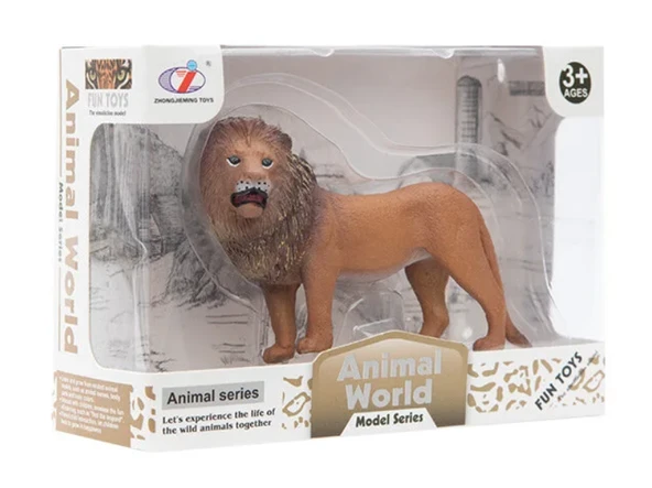 Kutulu Model Figür Hayvan Aslan - Resim 2