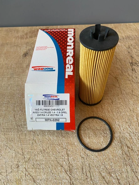 Monreal MFN-0292 Yağ Filtresi AVEO 1.4 CRUZE 1.4-1.6 ZAFIRA 1.4 VECTRA 1.6 İnsignia A-B 55589295 B16 Motor ürün görseli 1
